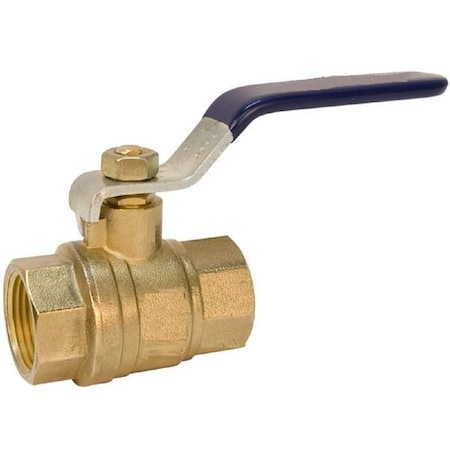 Ez-Fluid 2inIPS Brass Full Port Ball Valve EZBVT2